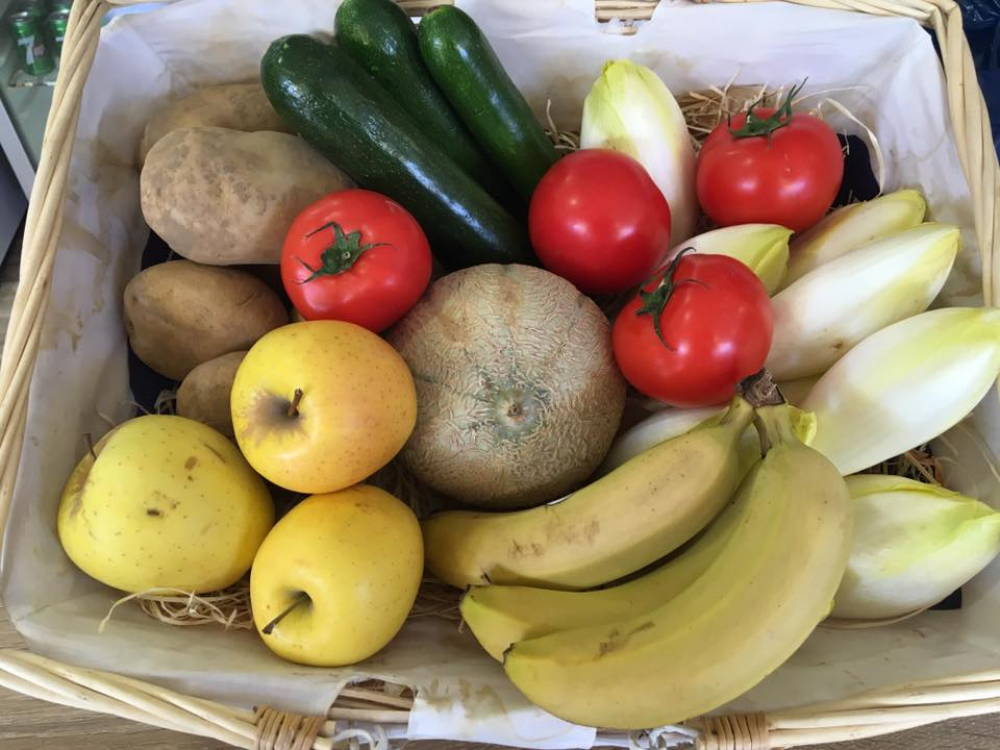 Panier fruits et légumes